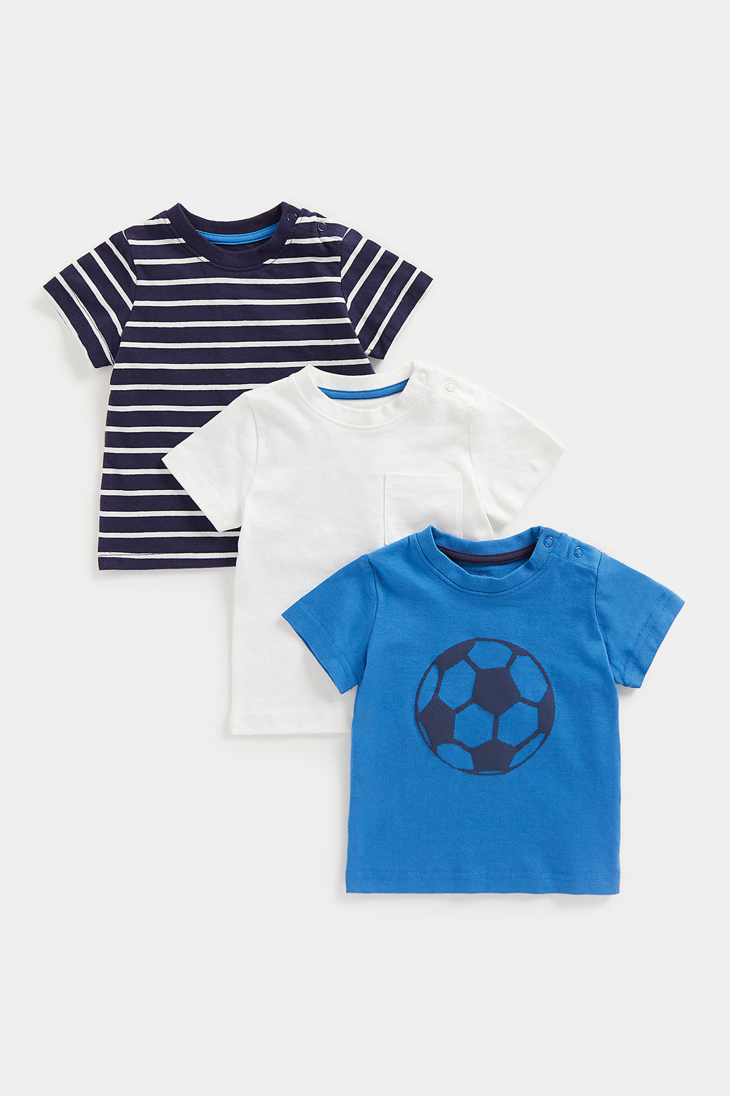 Mothercare Football T-Shirts - 3 Pack