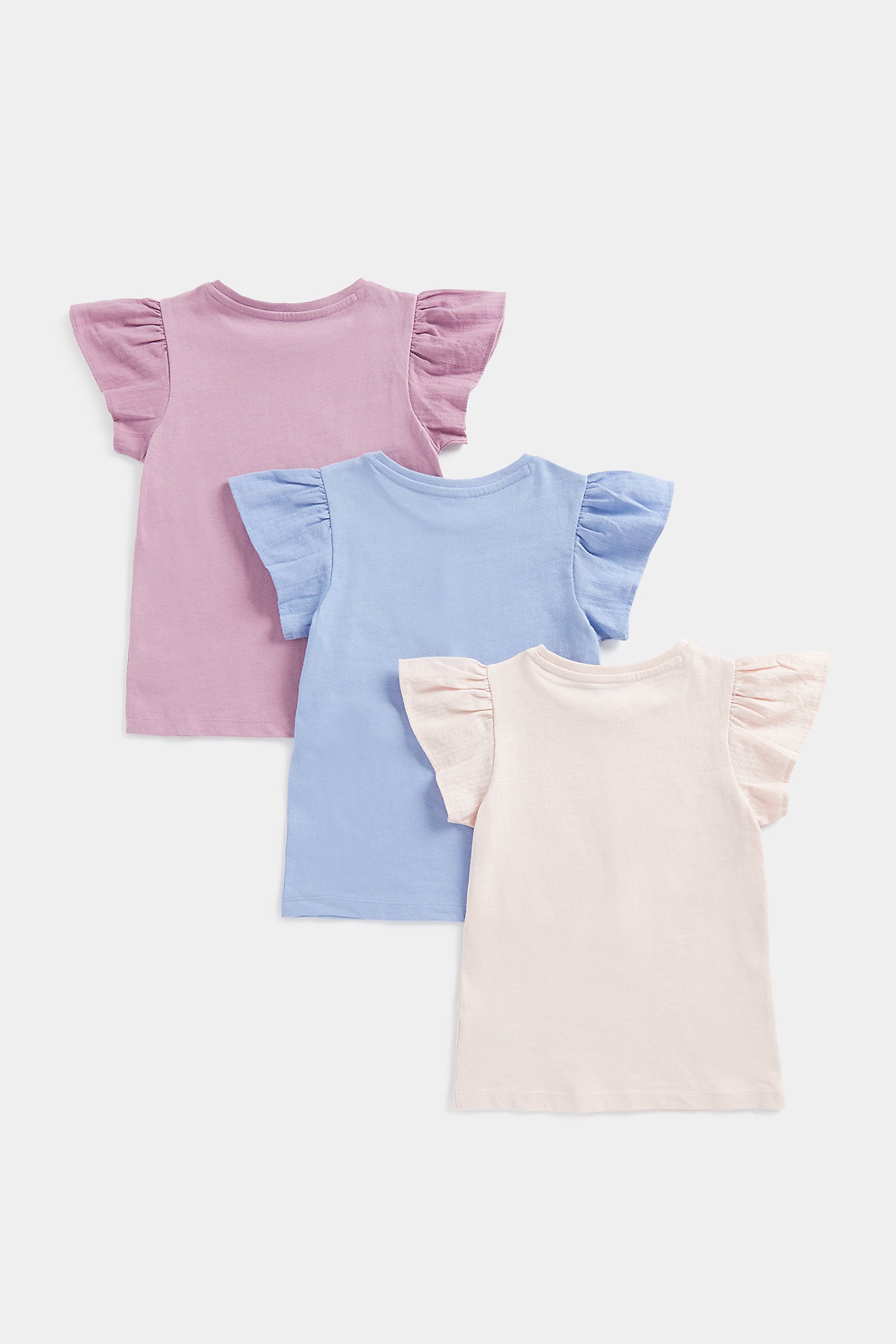 Mothercare Pink and Blue T-Shirts - 3 Pack