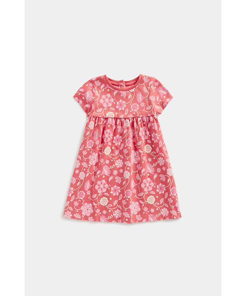 Mothercare Orange Floral Jersey Dress