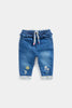 Mothercare Lined Paperbag Denim Jeans