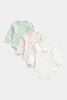 Mothercare Pretty Lake Bodysuits - 3 Pack