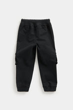 Load image into Gallery viewer, Mothercare Black Cargo Trousers
