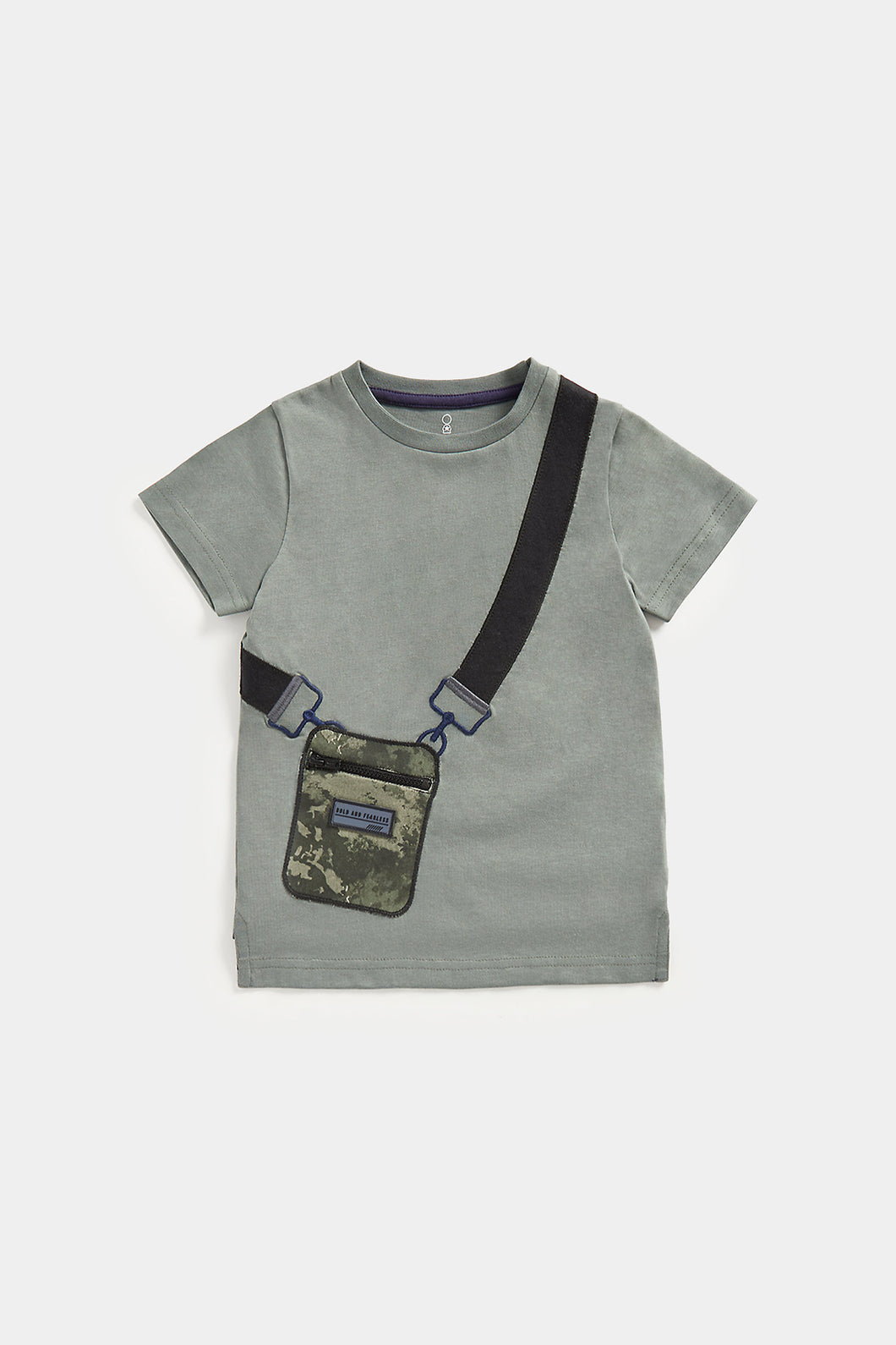 Mothercare Khaki Novelty Bag T-Shirt