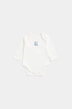 Load image into Gallery viewer, Mothercare Buses Long-Sleeved Baby Bodysuits - 5 Pack
