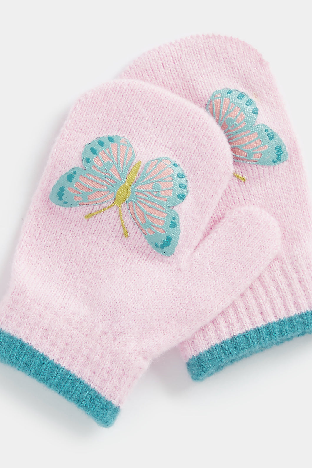 Mothercare Pink Butterfly Magic Mittens