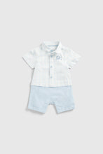 Load image into Gallery viewer, Mothercare My First Mock Shirt and Shorts Romper
