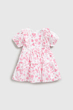 Load image into Gallery viewer, Mothercare Pink Floral Linen Dress
