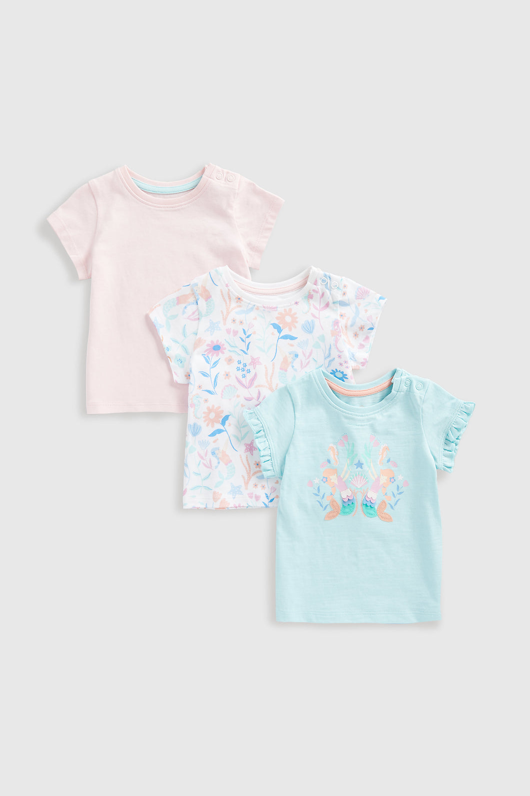 Mothercare Ocean T-Shirts - 3 Pack