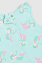 Load image into Gallery viewer, Mothercare Mermaid Vest T-Shirt And Shorts Set
