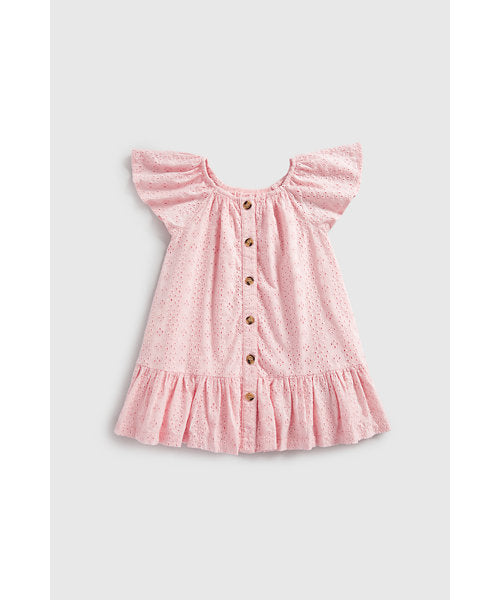 Mothercare Pink Broderie Dress