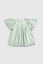 Load image into Gallery viewer, Mothercare Green Woven Blouse
