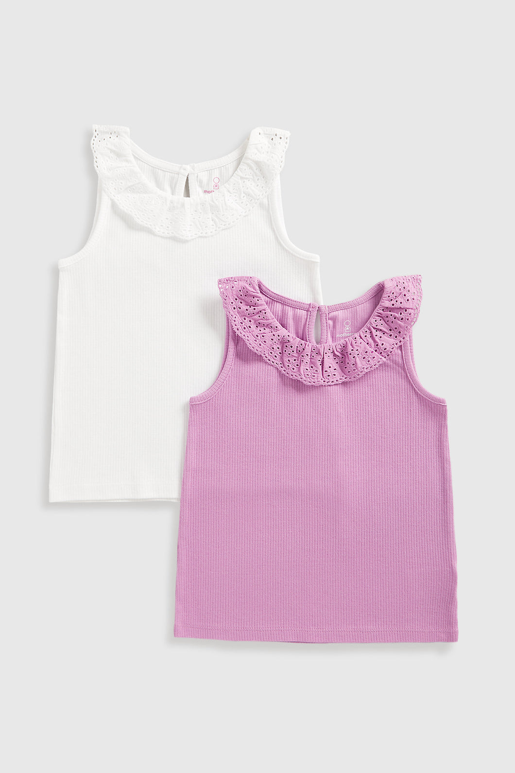 Mothercare Sleeveless Vest T-Shirts - 2 Pack