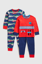 Load image into Gallery viewer, Mothercare Race Car Pyjamas - 2 Pack
