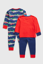 Load image into Gallery viewer, Mothercare Race Car Pyjamas - 2 Pack
