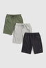 Mothercare Skate Jersey Shorts - 3 Pack