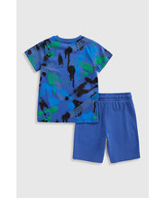 Load image into Gallery viewer, Mothercare Jersey Shorts And T-Shirt Set
