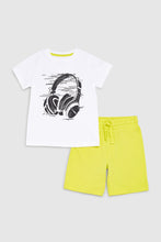 Load image into Gallery viewer, Mothercare Headphones Shorts And T-Shirt Set
