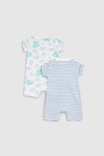 Load image into Gallery viewer, Mothercare Under The Sea Rompers - 2 Pack
