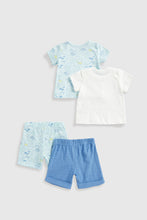 Load image into Gallery viewer, Mothercare Four-Piece Shorts And T-Shirts Set
