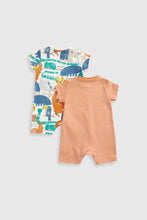 Load image into Gallery viewer, Mothercare Jungle Rompers - 2 Pack
