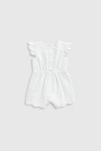 Load image into Gallery viewer, Mothercare Striped Woven Romper
