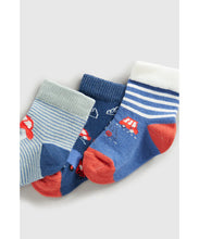 Load image into Gallery viewer, Mothercare Transport Baby Socks - 3 Pack
