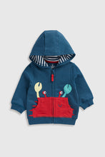 Load image into Gallery viewer, Mothercare Crab Zip-Up Hoody
