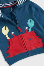 Load image into Gallery viewer, Mothercare Crab Zip-Up Hoody
