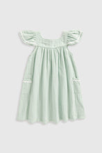 Load image into Gallery viewer, Mothercare Green Gauze Dress
