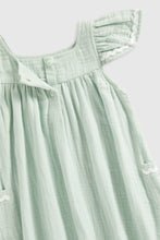 Load image into Gallery viewer, Mothercare Green Gauze Dress
