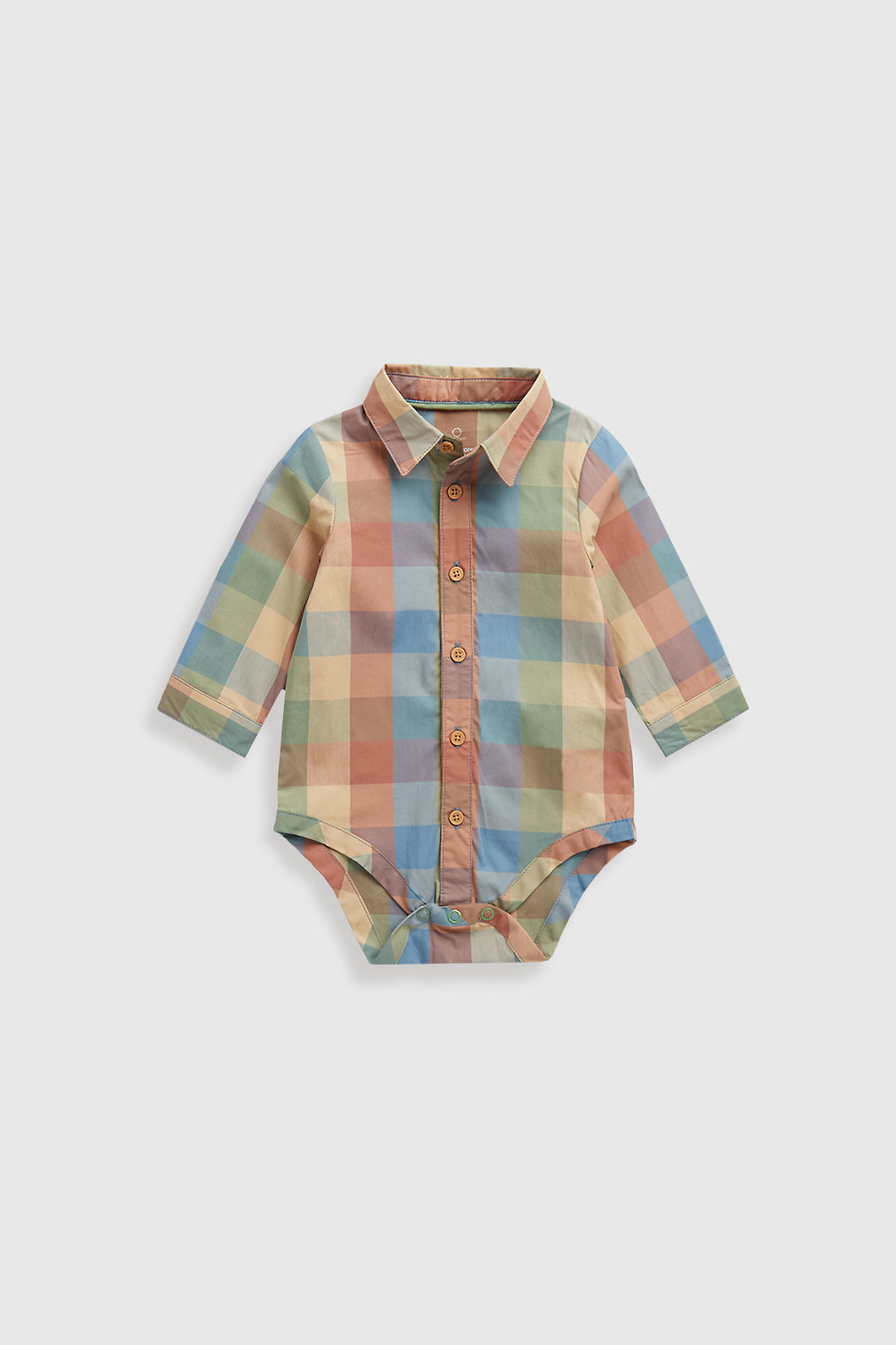 Mothercare Checked Shirt Bodysuit