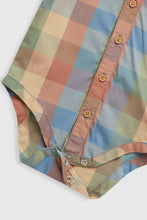 Load image into Gallery viewer, Mothercare Checked Shirt Bodysuit
