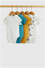 Load image into Gallery viewer, Mothercare Animal Transport Short-Sleeved Bodysuits - 5 Pack
