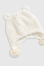 Load image into Gallery viewer, Mothercare Cream Borg Trapper Hat
