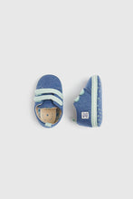 Load image into Gallery viewer, Mothercare Blue and Green Pram Shoes
