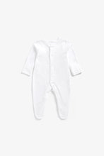 Load image into Gallery viewer, Mothercare White Sleepsuits - 3 Pack
