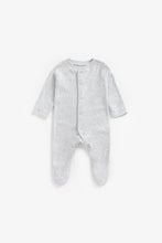 Load image into Gallery viewer, Mothercare Grey Animal Sleepsuits - 3 Pack
