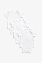 Load image into Gallery viewer, Mothercare My First Short Sleeve Bodysuits - 3 Pack
