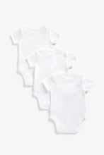 Load image into Gallery viewer, Mothercare My First Short Sleeve Bodysuits - 3 Pack
