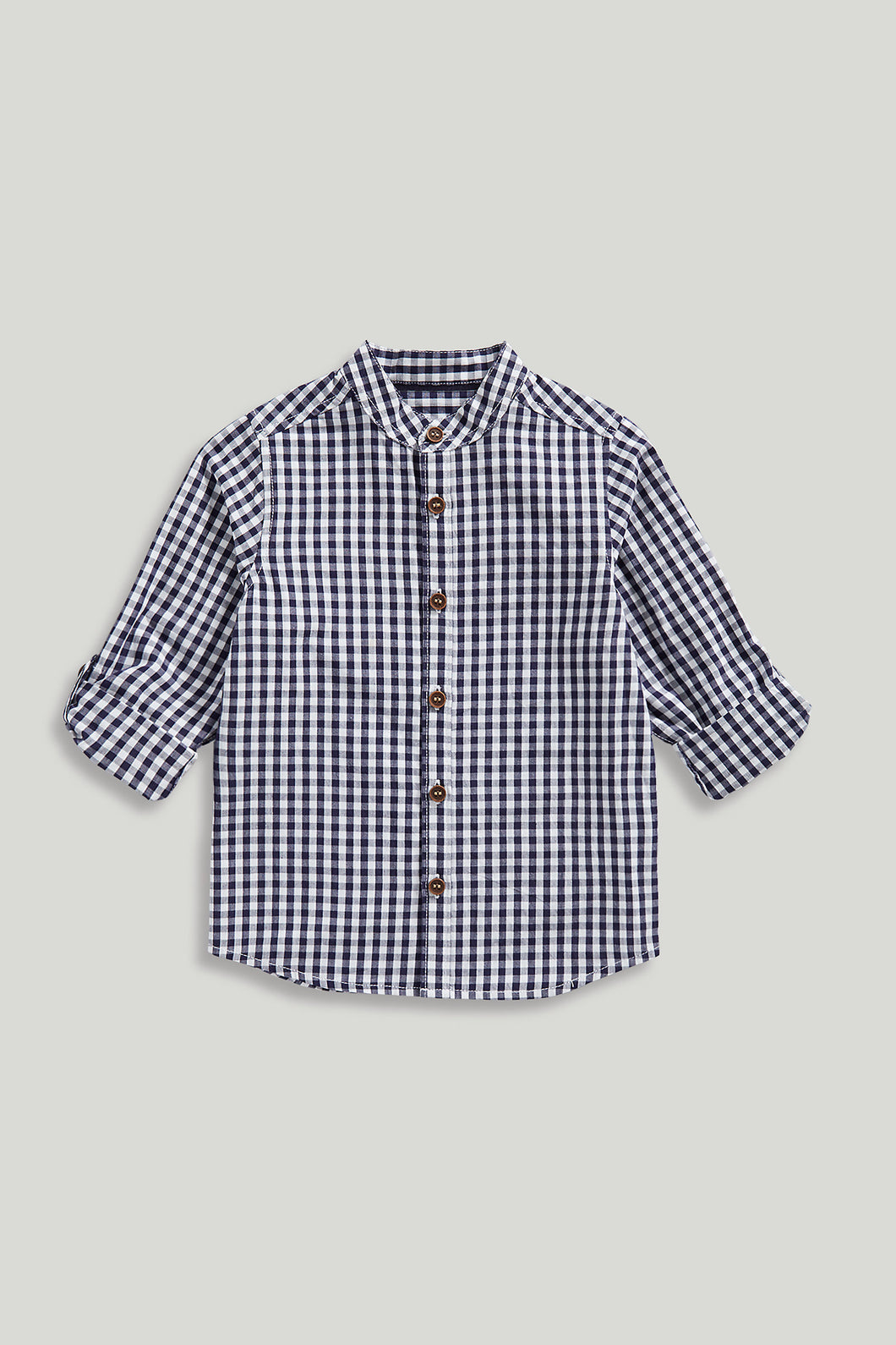 Mothercare Gingham Grandad Shirt