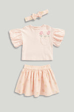 Load image into Gallery viewer, Mothercare Skirt Top and Headband Set
