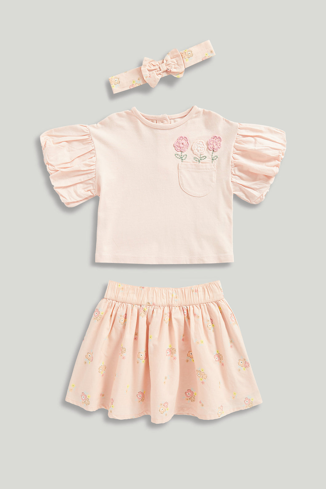 Mothercare Skirt Top and Headband Set