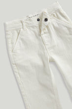 Load image into Gallery viewer, Mothercare Ecru Wide-Leg Jeans
