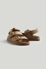 Load image into Gallery viewer, Mothercare Brown Buckled Sandals
