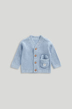 Load image into Gallery viewer, Mothercare My First Blue Bunny Cardigan
