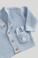 Load image into Gallery viewer, Mothercare My First Blue Bunny Cardigan
