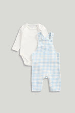 Load image into Gallery viewer, Mothercare My First Dungarees and Bodysuit Set
