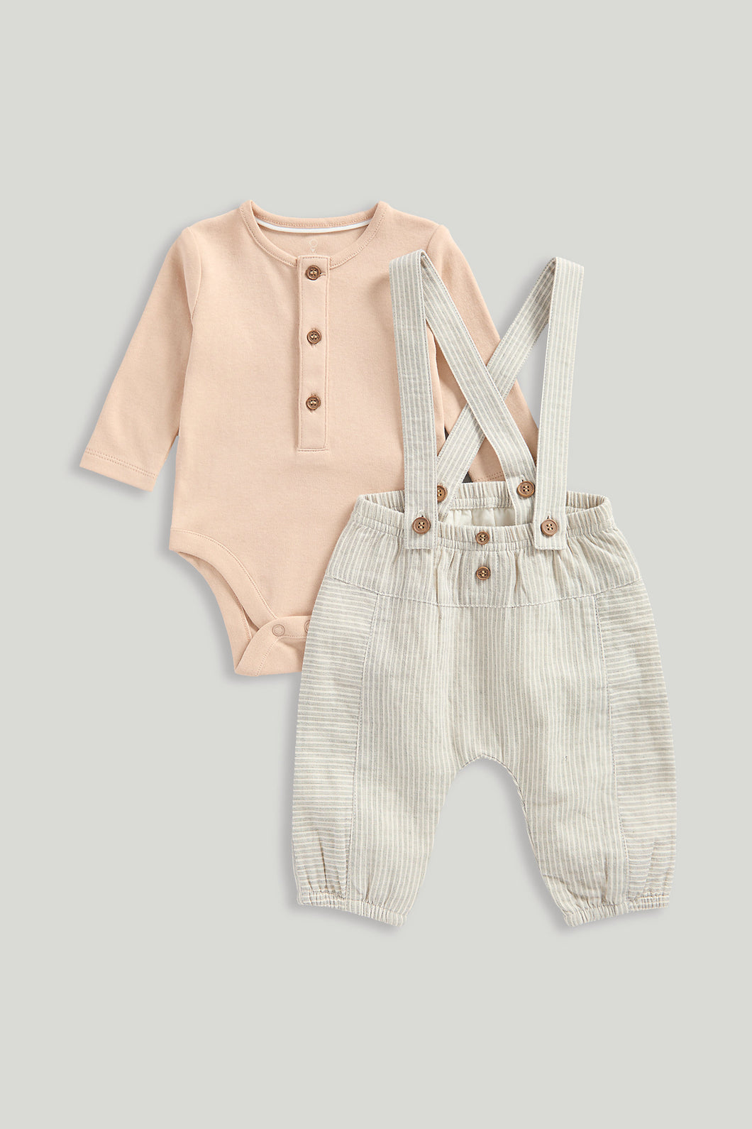 Mothercare Striped Trousers and Bodysuit Set