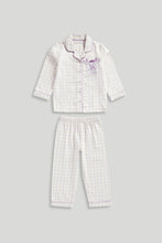 Load image into Gallery viewer, Mothercare Lilac Gingham Woven Pyjamas
