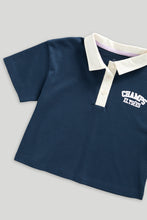 Load image into Gallery viewer, Mothercare Navy Polo Shirt
